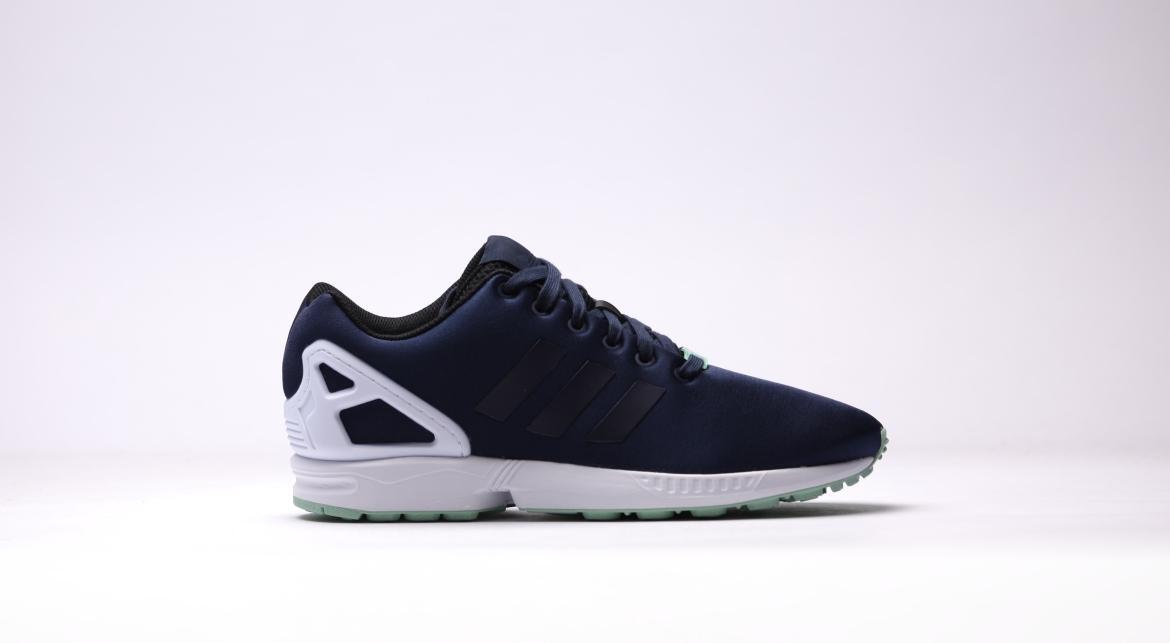 Adidas zx flux navy and white hotsell